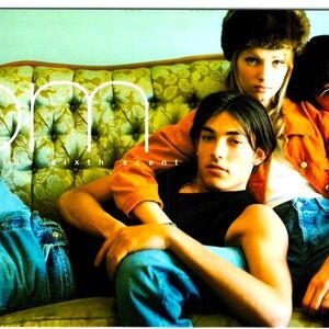 1996 Postcard Gap Om The 6th Scent Sample Kate Moss Ad Campaign Simms Photo New